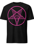 Pink Baphomet Pentagram T-shirt