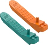 LEGO 2 x System Stone Remover (Orange and Turquoise) Separator Tool...