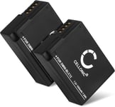 2X Batterie Remplacement DMW-BLC12 DMW-BLC12E 1000mAh pour Panasonic Lumix DMC-FZ1000 DMC-FZ200 DMC-FZ2000 DMC-FZ300 DMC-G5 DMC-G6 DMC-G7 DMC-G70 Appareil Photo caméra Action cam accu