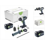 Tpc 18/4 I-Basic Perceuse-visseuse à percussion sans fil 75Nm 18V Brushless + 1x Batterie 5,0Ah + Coffret Systainer - sans chargeur - Festool