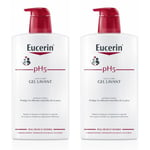 Eucerin® pH5 Gel Lavant Peau Sèche - Sensible Nettoyant 2x1000 ml