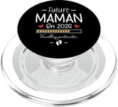 Future Maman en 2026 - Humour Grossesse Femme Enceinte PopSockets PopGrip pour MagSafe