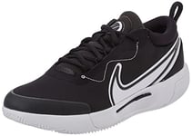 Nike Men's Zoom Court Pro Cly Shoes, Black White, 10 UK