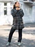 Twentyfour Finse Flannel Jakke - Dame - Grønn - 34