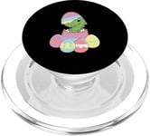 Easter Egg Dinosaur T-Rex Dinosaur Easter Tyrannosaurus Eggs PopSockets PopGrip for MagSafe