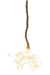 Battery Operated Hemp Rope Light with Branch