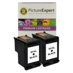 Text Quality XL Black Ink Cartridge Twinpack for HP Envy 5530e