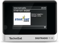 Internet Bordradio Technisat Digitradio 11 Ir Dab+, Fm, Internet Inkl. Fjernbetjening, Vækkefunktion Sort/Sølv