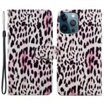 iPhone 15 Pro Fodral Motiv Leopardmönster