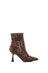 Moda in Pelle Womens 'Evermore' Leopard Textile Boots - Size EU 36