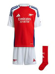 adidas Arsenal 24/25 Home Mini Kit Kids, Red, Size 5-6 Years