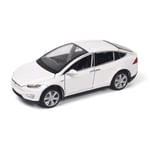 1: 32 Tesla Model Xs Legering bilmodell white