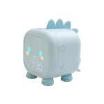 Forehill - Dessin animé dragon réveil lampe en silicone réveil intelligent bleu clair