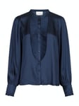 Zola Blouse - Midnight Blue