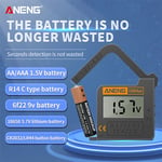 Digital Lithium Battery Capacity Tester AAA AA Button Cell Battery Load Analyzer