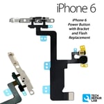 NEW Power Button/Switch & Camera Flash Replacement with Bracket For iPhone 6