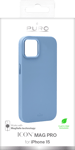 PURO iPhone 15 silicone cover ICON MAG PRO, light blue