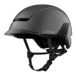 Sena U1 Casque Intelligent pour vélo électrique, Mesh 2.0 Intercom Unisex-Adult, Gris Mat, L