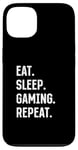 iPhone 13 Eat Sleep Gaming Repeat Gaming Console Gaming & Video Gaming Case