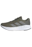 adidas Men's Galaxy 7 Running Shoes, Olive/Iron Metallic/Core Black, 11.5 UK