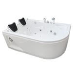 Baignoire Balnèo blanc 170 X 115 cm pour 2 personnes – Tulip