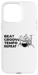 Coque pour iPhone 15 Pro Max Tambour Musique Motivation Rock Artiste