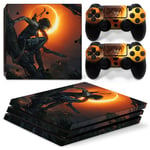 Kit De Autocollants Skin Decal Pour Manette Red Dead Redemption 2 Pour Console De Jeu Ps4 Pro, T1tn-P4pro-5513