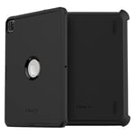 Otterbox Coque Defender pour iPad Pro 12,9" (3e gen/4e gen/5e gen/6e gen), Protection Antichoc et avec Protection d'écran intégrée, 2X testé Selon la Norme Militaire, Noir, Livré sans Emballage