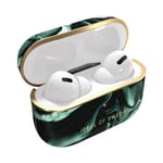 Marbled AirPods Pro 2 Fodral Elegant Golden Olive Marble iDeal of Sweden Mörkgrön Grön