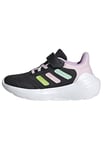 adidas TENSAUR Run 3.0 Shoes Children Chaussures de Course, Core Black/Clear Mint/Clear Pink, 21 EU