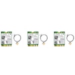 Tlily - 3X Carte WiFi 8260 8260NGW + 6XAntenne 2.4G/5Ghz 867M Bluetooth 4.2 ngff M.2 Module de Sans pour ac