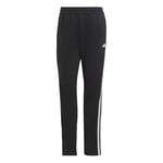 adidas Women's AEROREADY Train Essentials 3-Stripes Pants, Black/White, XL Tall