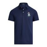 Ralph Lauren Bear Pique Herre Navy  M