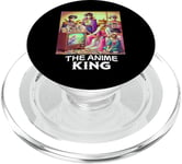 The Anime King - Dessin animé vintage pour garçons PopSockets PopGrip pour MagSafe