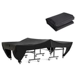 Ej.Life Housse Table Ping-Pong, Housse De Table De Tennis De Table, ImperméAble, Contre Neige Pluie UV pour Intérieur Et Extérieur, 280 x 153 x 73cm