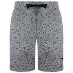 Gymshark Micro Print Mens Grey Shorts Cotton - Size Medium