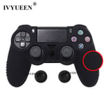 Musta liukumaton silikonisuojus Sony Dualshock 4:lle PS4 Pro Slim Controller Camo Case & Stick Grip Cap Play Station 4:lle