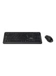 Targus - keyboard and mouse set - combo full size - QWERTY - UK - black Input Device - Näppäimistö ja Hiirisetti - Englanti - Yhdistynyt kuningaskunta - Musta