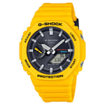 Casio Yellow Mens Analogue-Digital Watch G-shock GA-B2100C-9AER