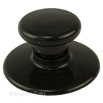 TESCO Slow Cooker Pot Lid Knob Glass Black Handle SCSS12 3L SCSS13 5.5L SC356