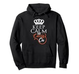 Keep Calm and Carry on Style Styling for Men and Women Pullover Hoodie