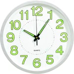 Asupermall - fimei Horloge murale lumineuse Blanc 30 cm