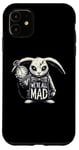 iPhone 11 Alice in Wonderland - We're All Mad White Rabbit Mad Hatter Case