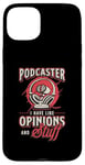 iPhone 15 Plus Podcaster I Have Like Opinions Podcast Microphone Podcasting Case