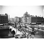 Artery8 Lawrence Sackville O'Connell Street Dublin 1900 Large Wall Art Poster Print Thick Paper 18X24 Inch