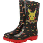 Pokémon Graphy Black/Yellow/Red Pikachu Wellies