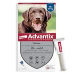 ADVANTIX Grand Chien – Anti-Puces et Anti-Tiques – 25-40KG – 6 Pipettes