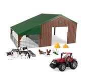 Britains - Farm Building Set with Case Tractor