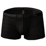 sandbank Men's Sexy Lace Panties Underwear Sheer Low Rise Boxer Brief Underwear Black UK S