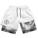 Anime Gym Shorts Män Kvinnor Berserk Manga 3d Print 2 I 1 Prestanda Shorts Träning Sommar Snabbtorkande Kompressionshorts Byxor 15 XXL